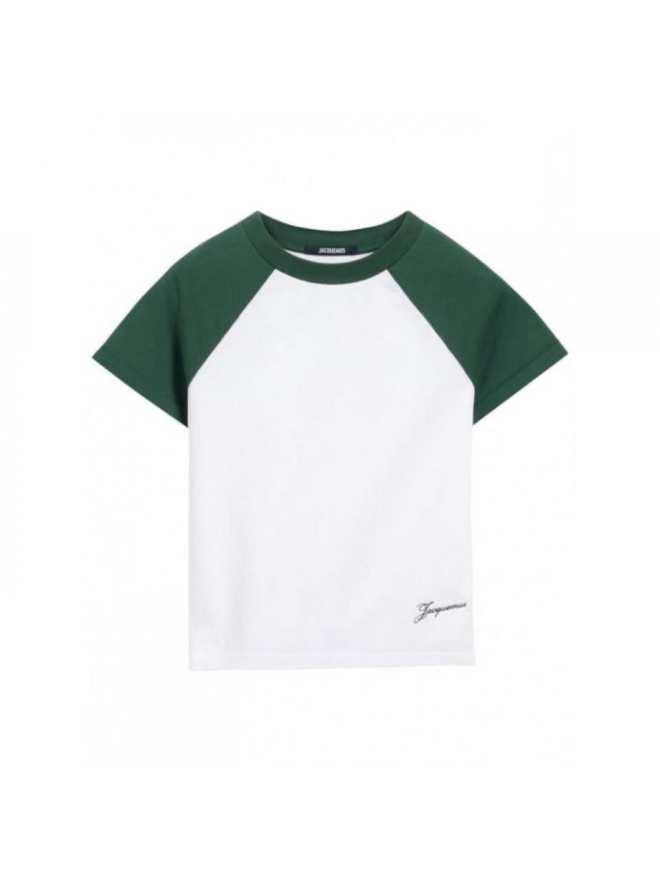 JACQUEMUS The Baseball Mini Women's Cropped T-Shirt 251JS205 2031 050
