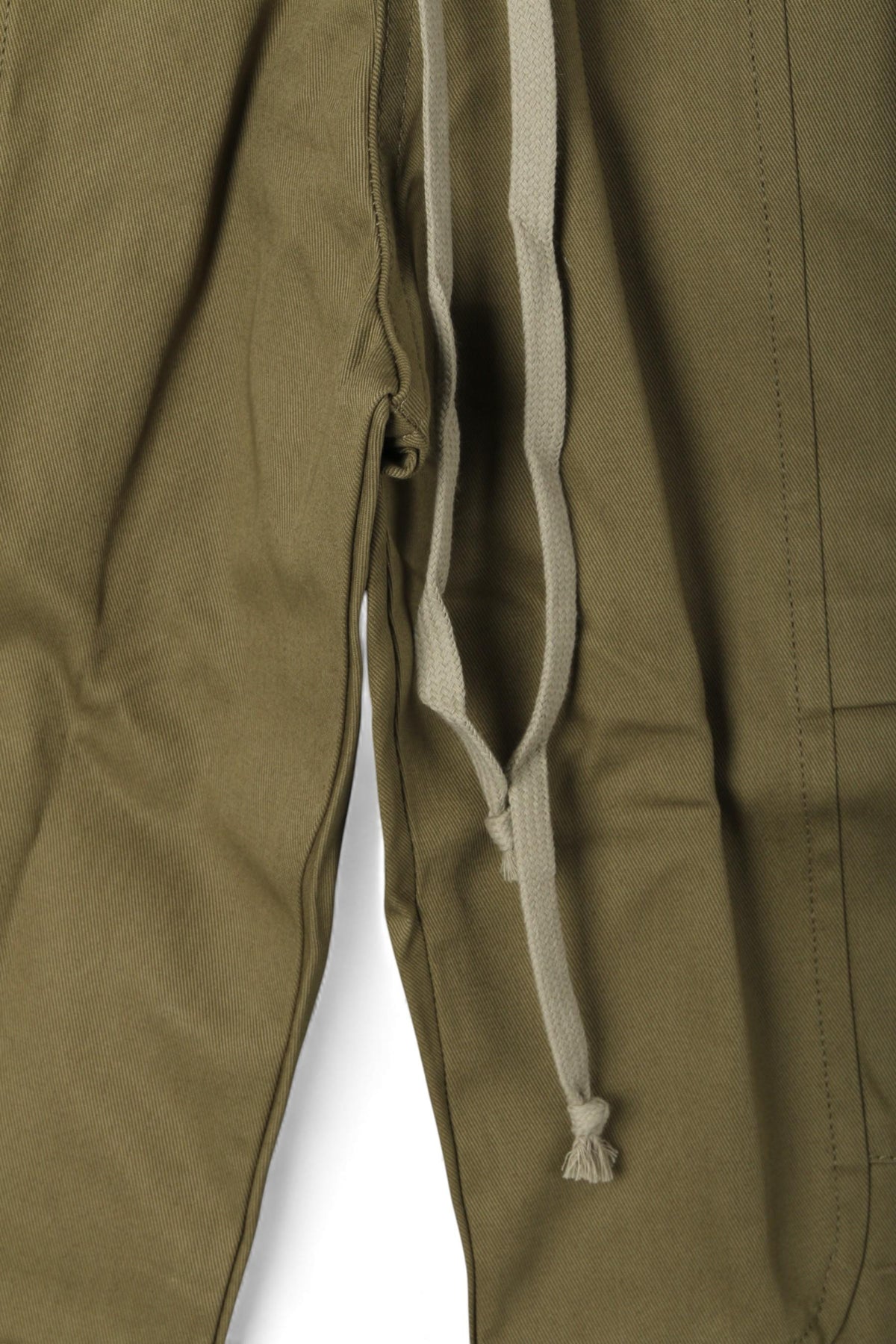 Rick Owens DRKSHDW Cotton Twill Wide Creatch Cargo Pants Pale Gr DU02C5394 TW 25