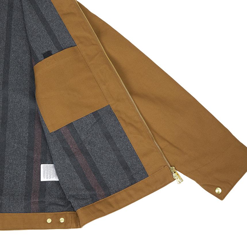 Carhartt Detroit Jacket for Men Black Canvas Workwear