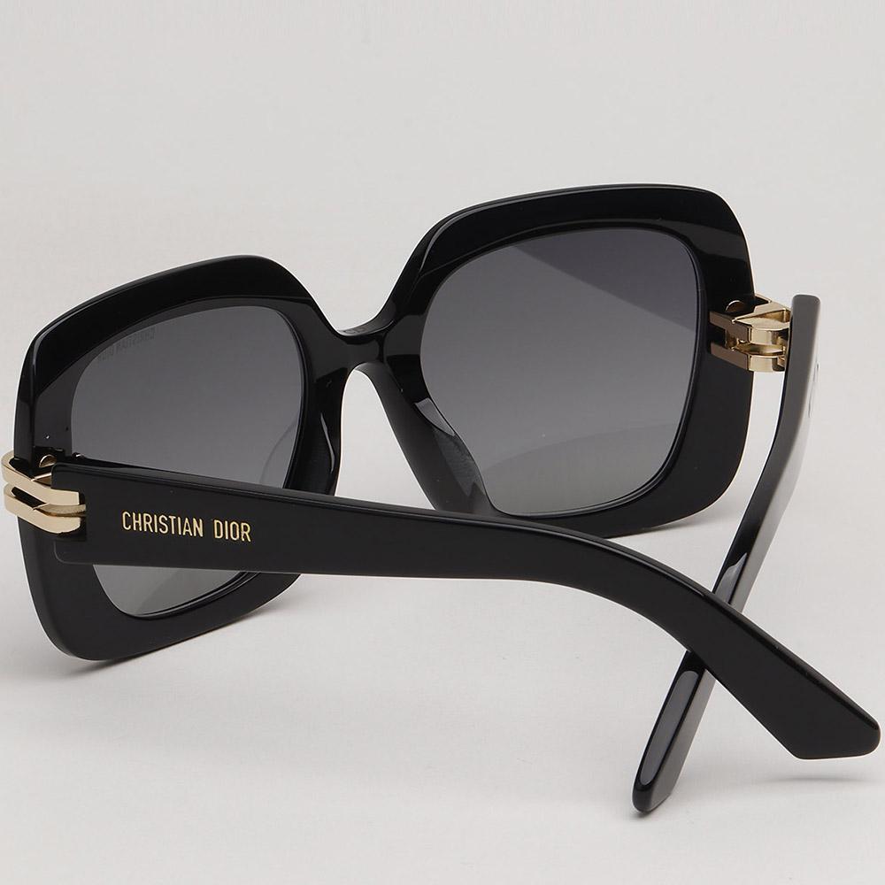 DIOR Oversized Acetate Sunglasses Unisex Black