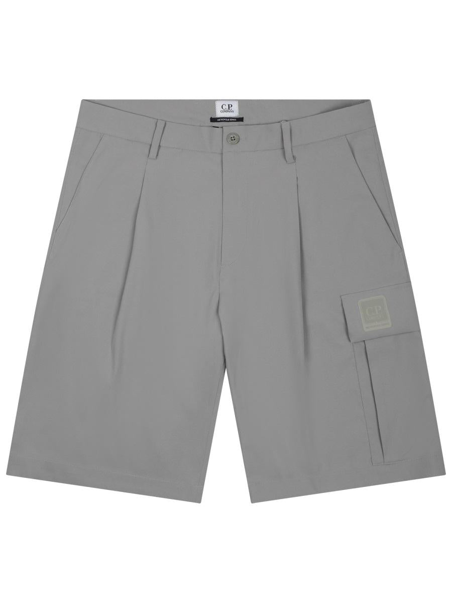 CP Company Cotton Drawstring Cargo Shorts for Men