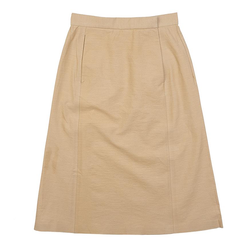 Maison Margiela High-Waist Medium Skirt White