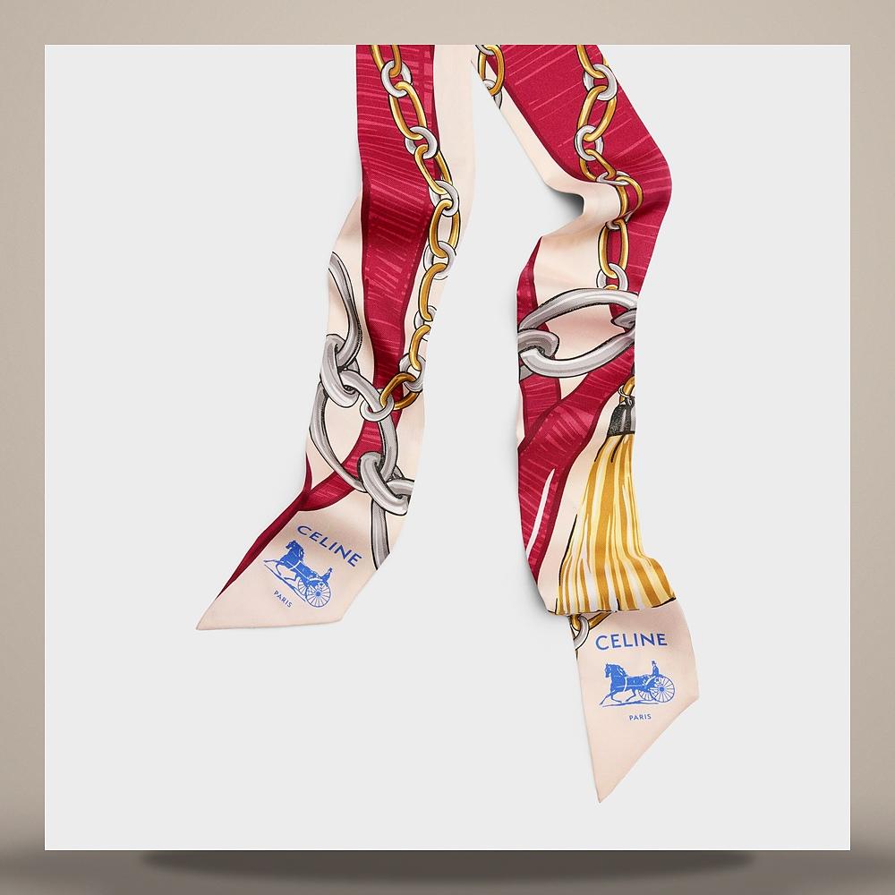 CELINE Beige Cream Wool Cashmere Scarf