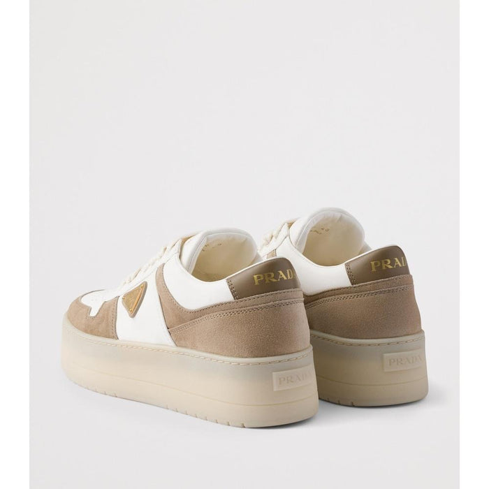 PRADA Downtown Low-Top Women’s Sneakers White Leather
