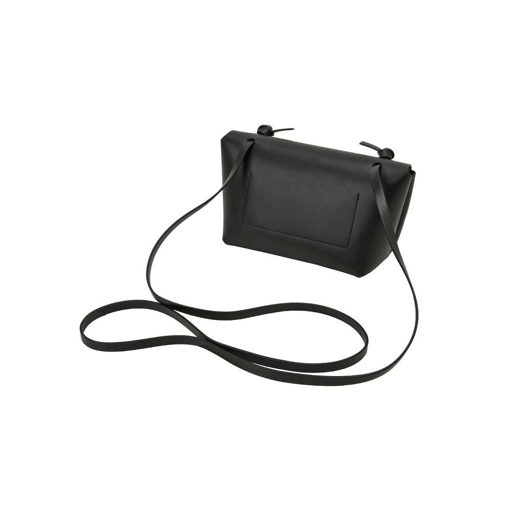 Acne Studios Alexandria Signature Logo Crossbody Bag Black