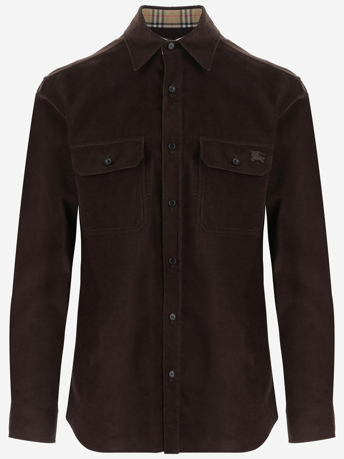 BURBERRY Chocolate Brown Long Sleeve Shirt