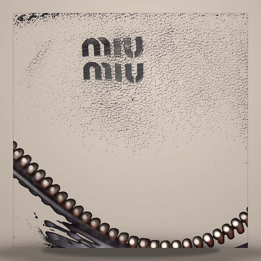 Miu Miu Black Leather Card Holder Wallet 5MB066 2A44 F0002