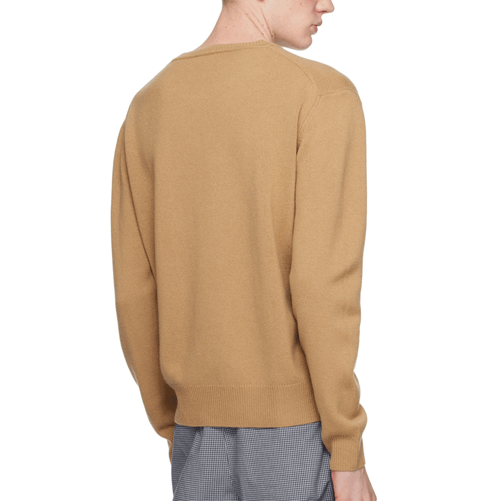 Vivienne Westwood Alex Men’s Long Sleeve Round Neck Knit Sweater Navy