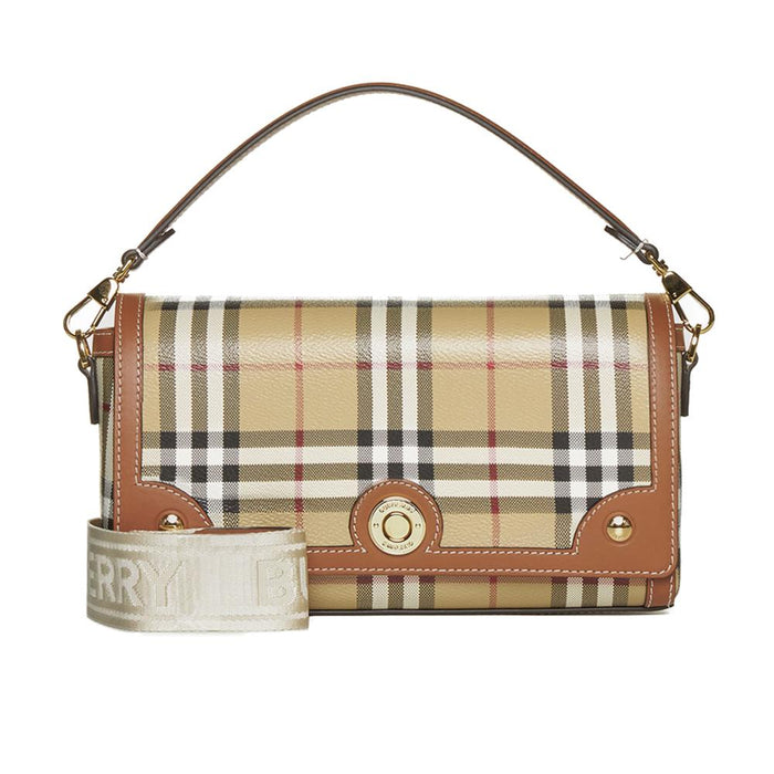 BURBERRY Vintage Check Small Note Crossbody Bag