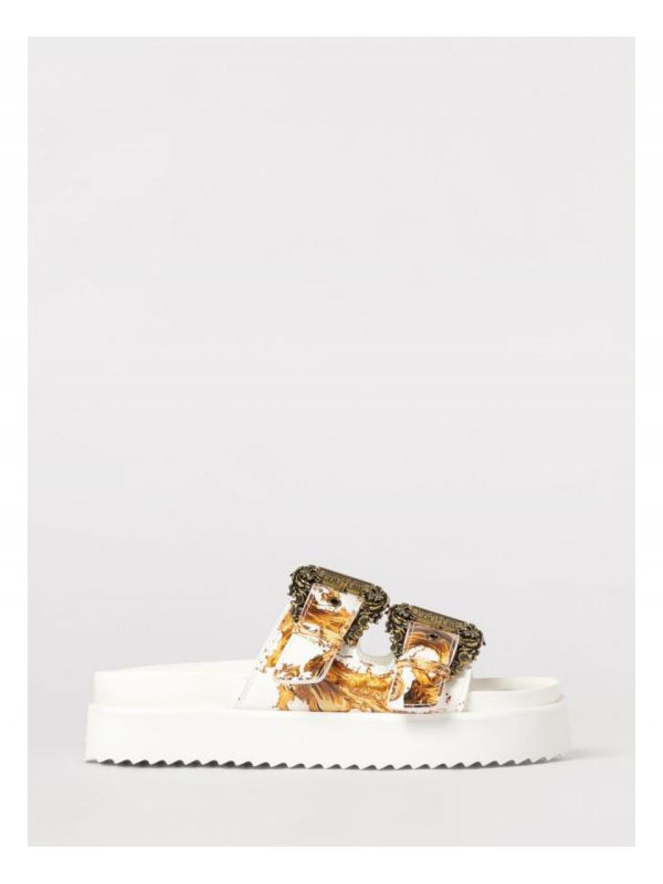 Versace Baroque Buckle Arizona Sandals 80VA3SM1 ZS366 G03