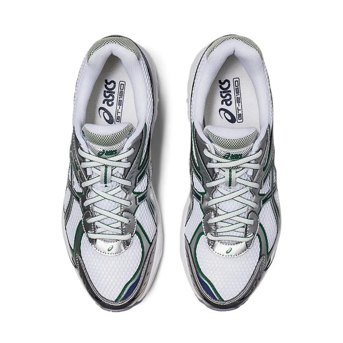 Asics GT-2160 White Shamrock Green Low-Top Sneakers