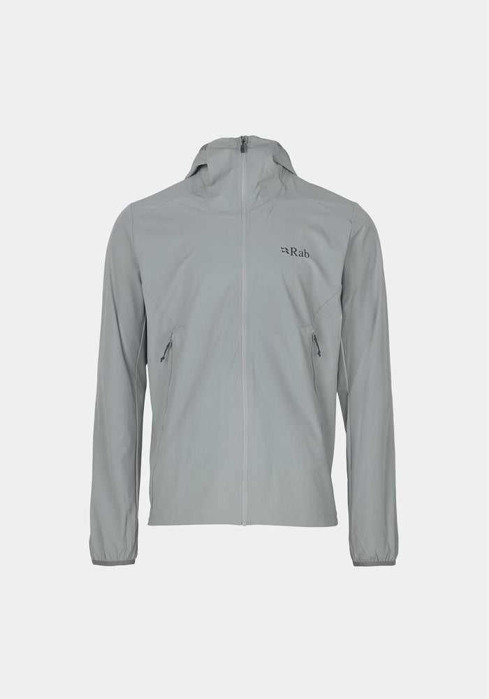 RAB Light Zinc Borealis Hooded Jacket for Men QWS76 LZN