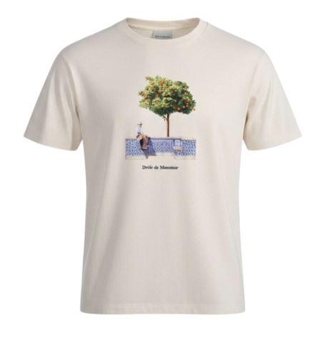 Drole De Monsieur Oversized Short Sleeve T-Shirt White Cotton Unisex