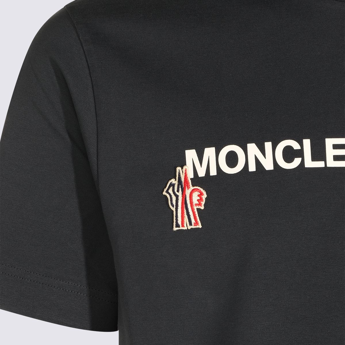 Moncler Black Cotton Crewneck Short Sleeve T-Shirt Men