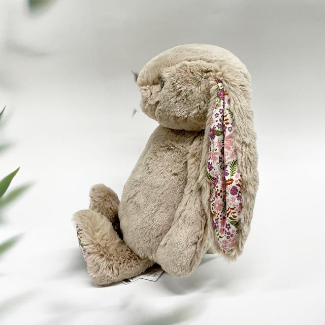 jELLYCAT Blossom Beige Bunny Petal Medium Keyring