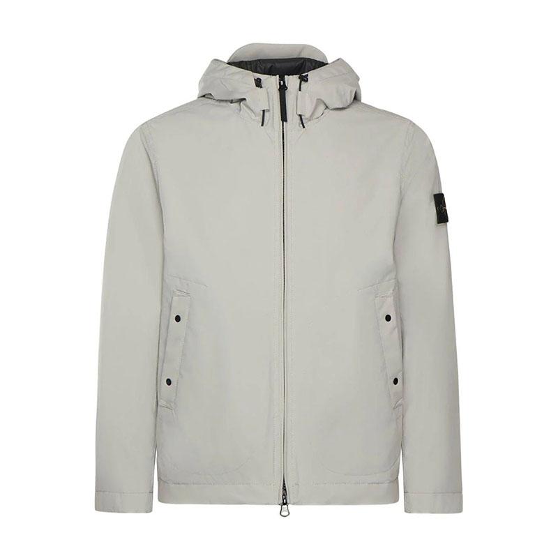 STONE ISLAND Softshell Gray Men’s Puffer Jacket K2S15 4100086 S0A27 V0061