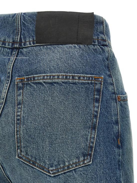 MM6 Light Blue Straight Leg Denim Jeans S52 LA0235 M30058965
