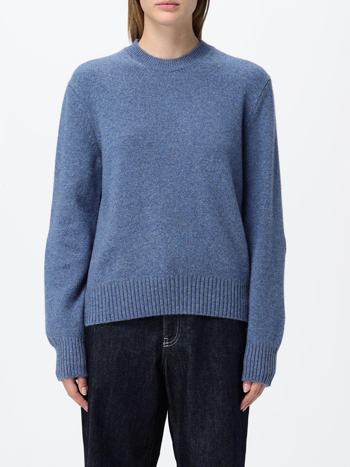 Bottega Veneta Blue Wool Turtleneck Knit Sweater Women