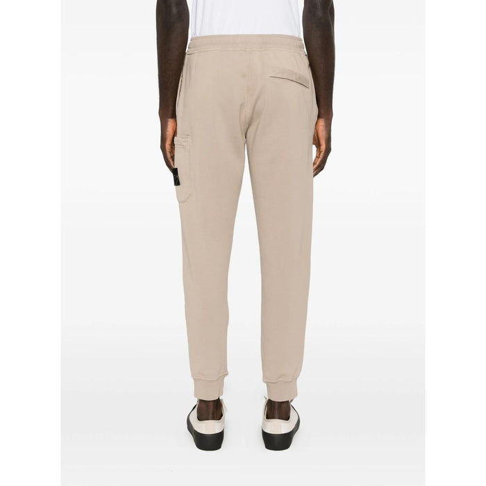 STONE ISLAND Cargo Pocket Jogger Sweatpants Men Black Cotton