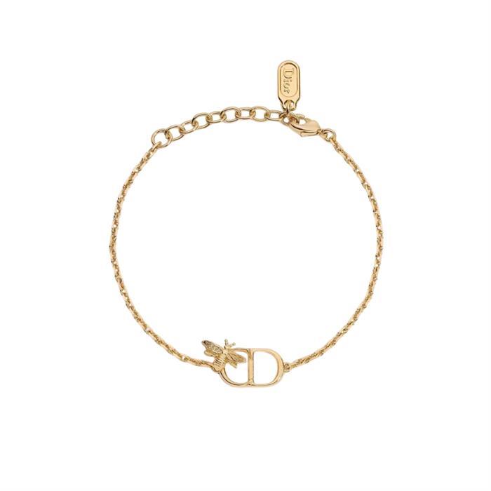 DIOR CD Garden Bracelet Gold-Tone Metal Jewelry