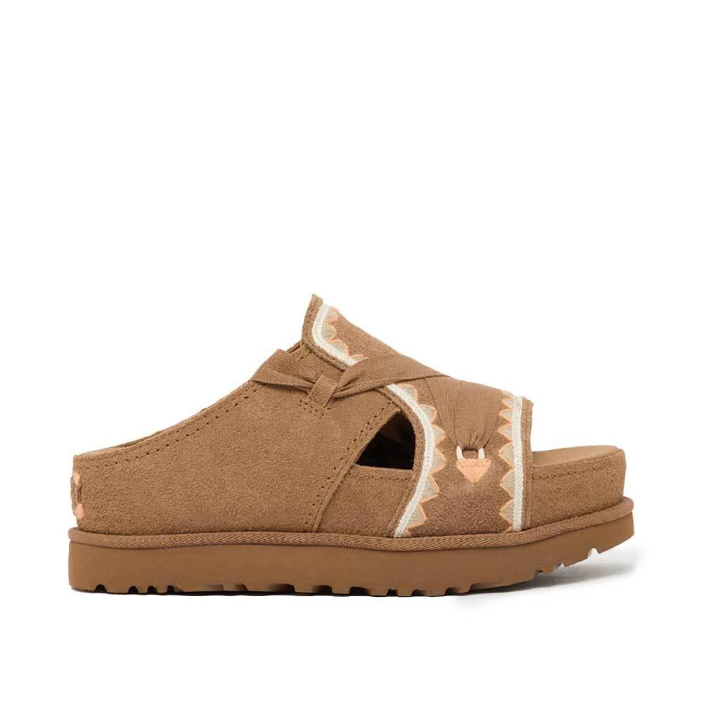 Ugg Golden Family Bohemian Strap Sandals Women Chestnut Multi