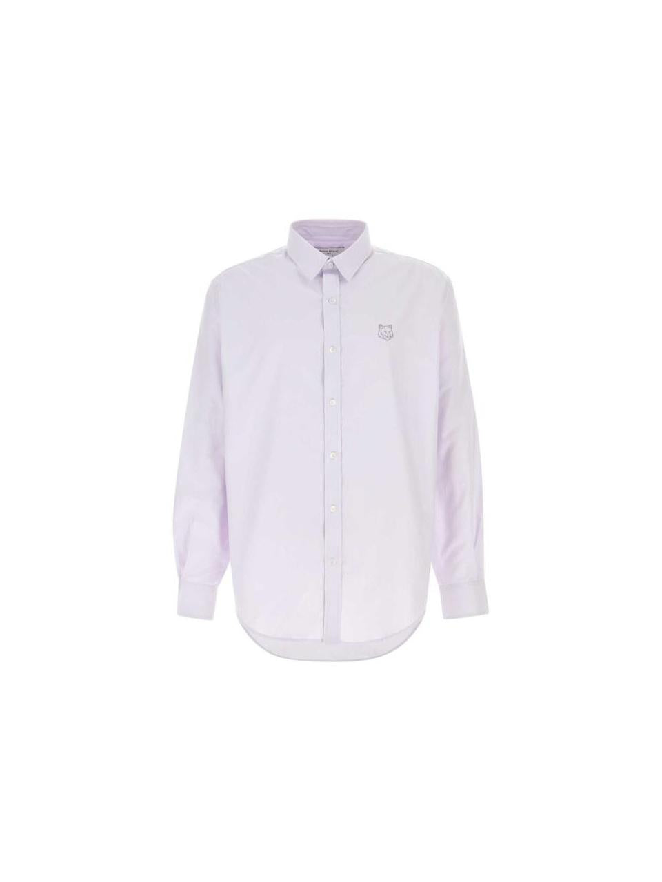 Maison Kitsune Contoured Fox Head Skate Long Sleeve Shirt MM00405 WC5012 0173