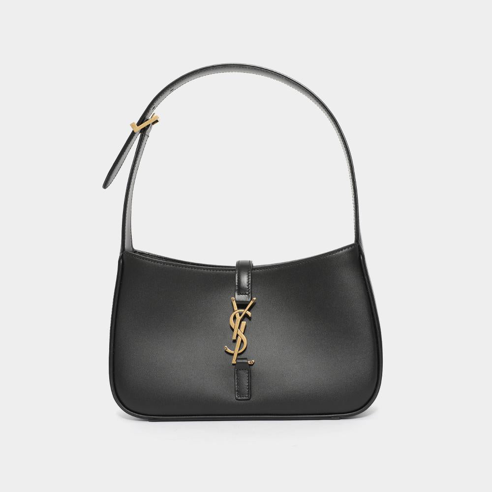 Saint Laurent Monogram Le 5 à 7 Hobo Bag Black Leather Women’s