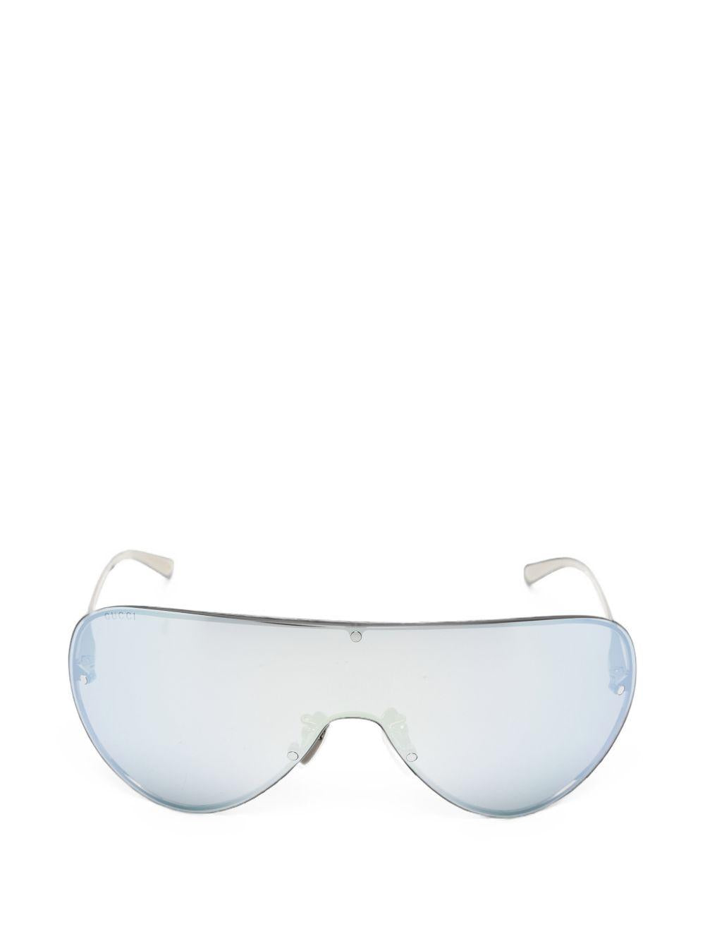 GUCCI Black Acetate Square Sunglasses
