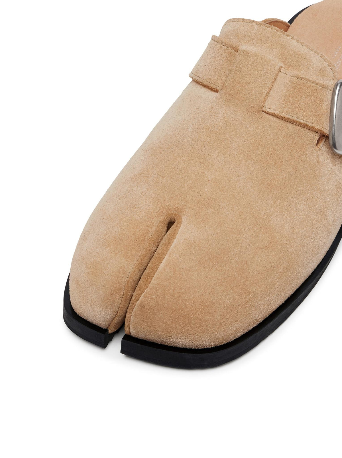 Maison Margiela Pale Khaki Leather Mules Slippers Men