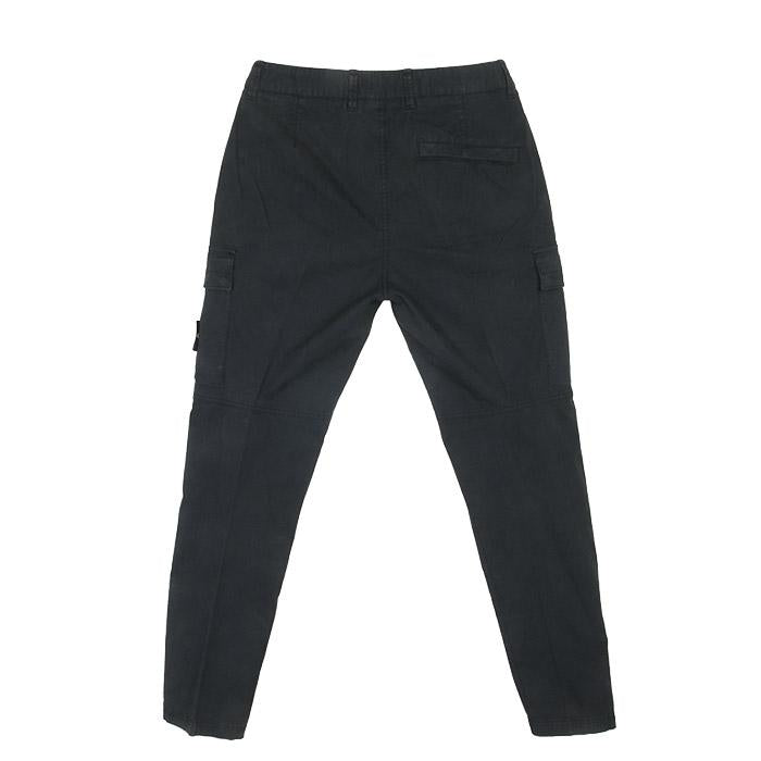 STONE ISLAND Black Tapered Cargo Pants Men’s Classic Pants
