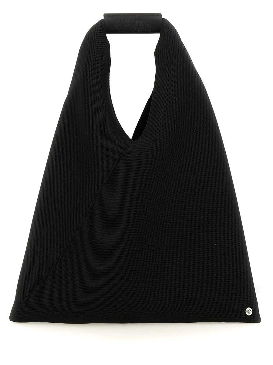Maison Margiela Black Leather Tote Bag