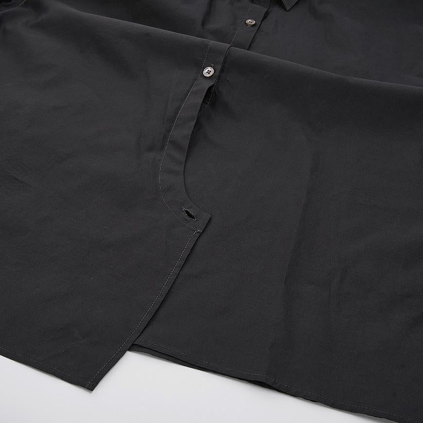 Lemaire Women’s Twisted Collar Shirt SH1141 LF1500 BK998