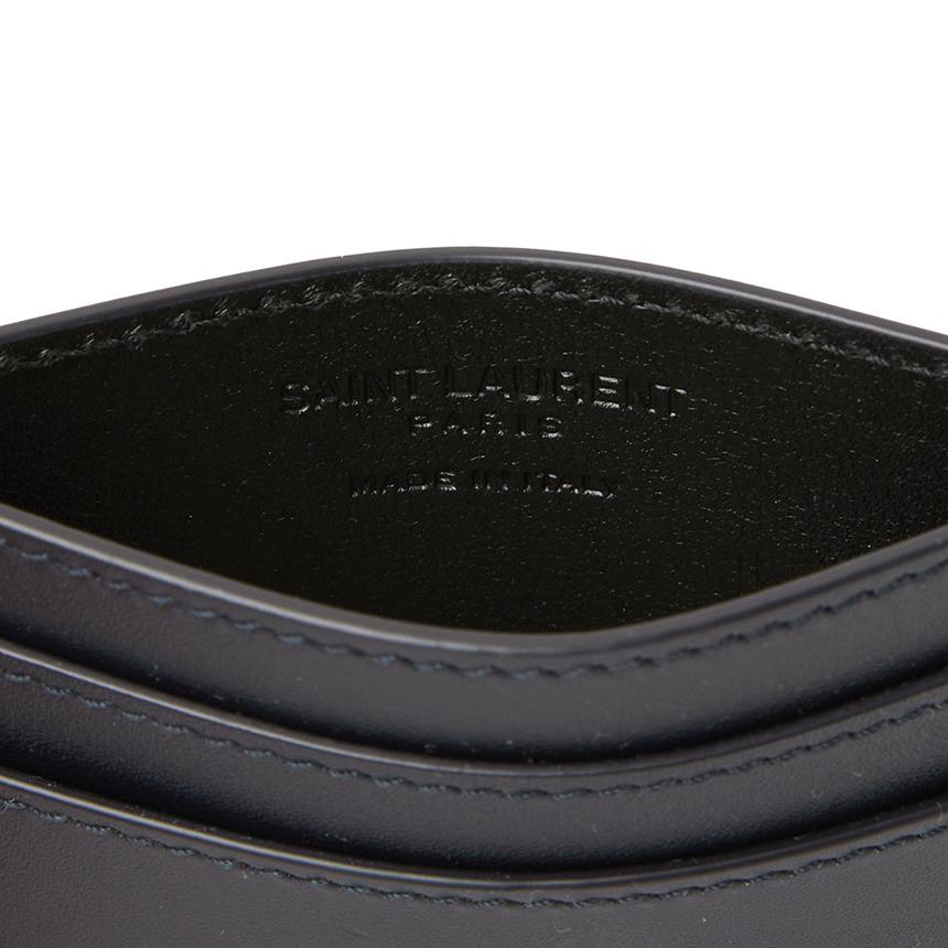 Saint Laurent Men’s Leather Card Holder Wallet 375946 0U90E 4100