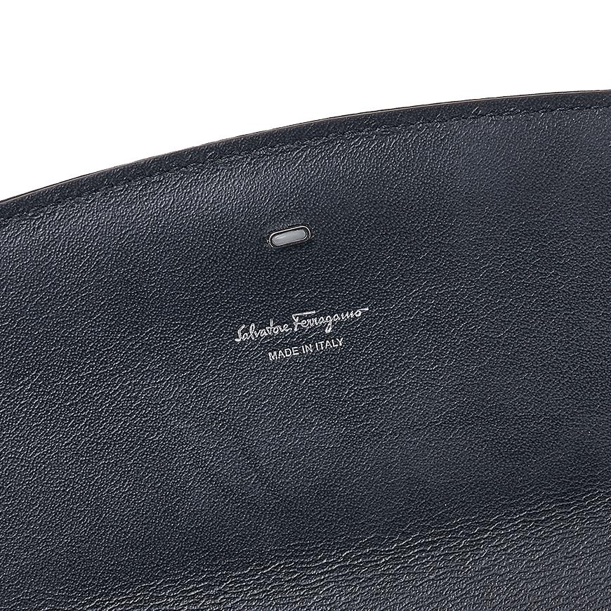 Ferragamo Gancini Mini Shoulder Bag for Women 21 2966 NERO 0758976