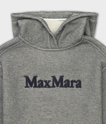Max Mara Grey Hooded Sweatshirt 119210180041 1921018600004