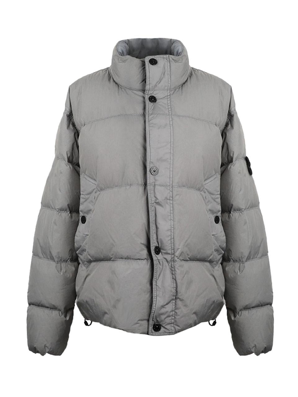STONE ISLAND Men’s Puffer Jacket Down Padding Black