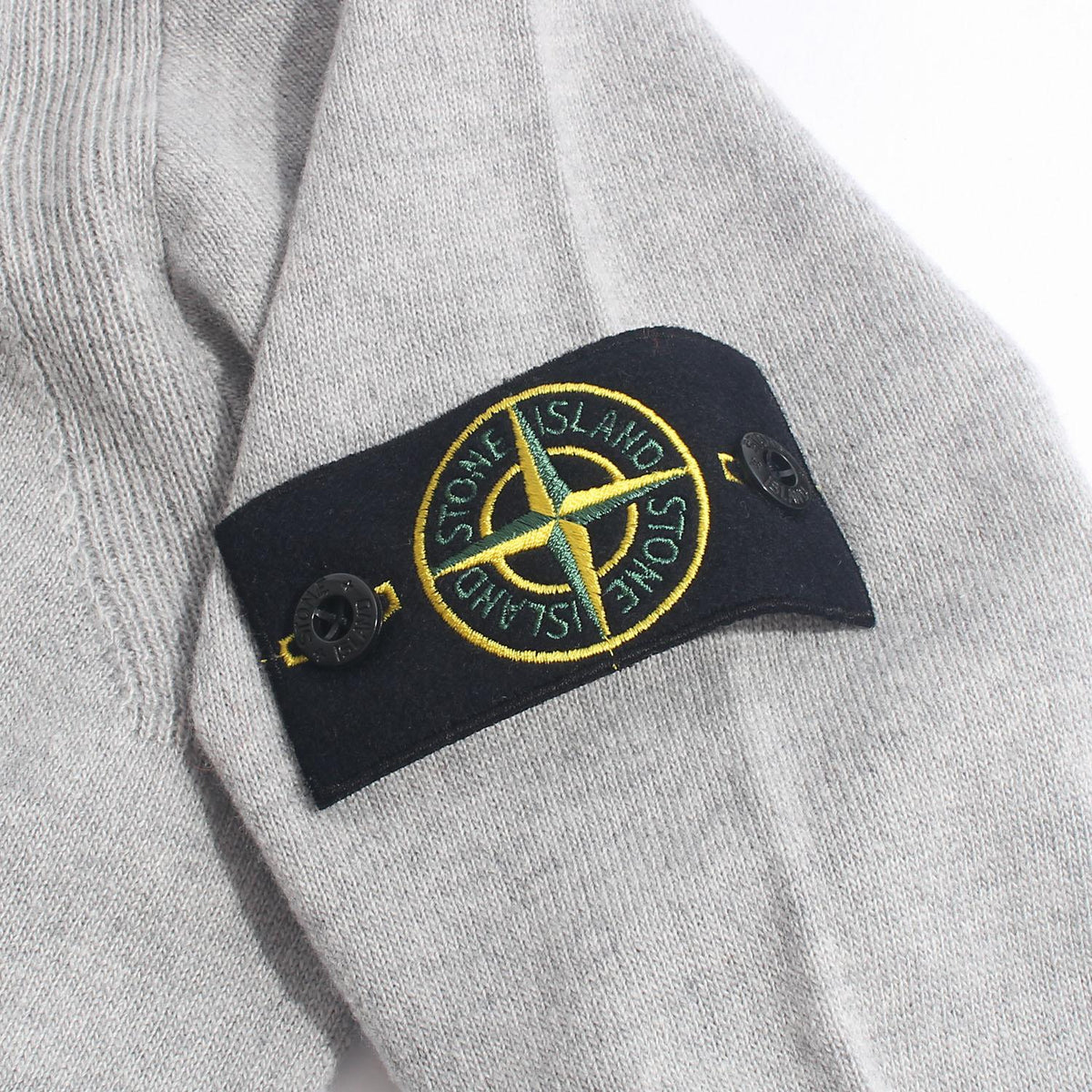 STONE ISLAND Wool Crewneck Sweater Gray Men’s