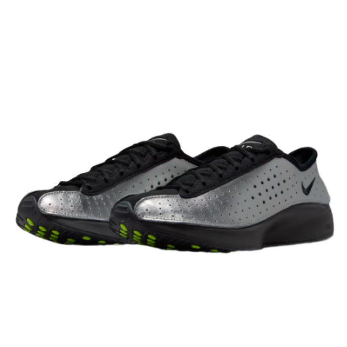 Nike Metallic Silver/Black Air Superfly Low-Top Sneakers