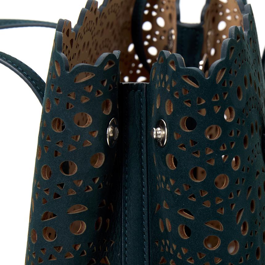 ALAIA Mina 25 Women’s Leather Tote Bag