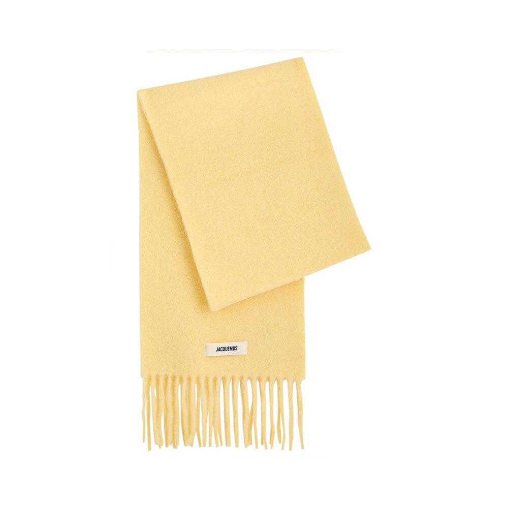 JACQUEMUS Le Chouchou Scarf Wool Muffler Unisex 236AC688 5087 250
