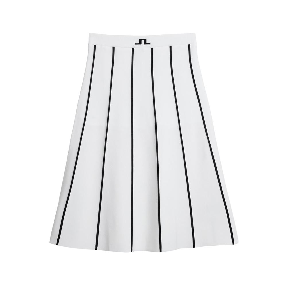 J LINDEBERG Women's Striped Knit Midi Skirt GWSD09389 0000