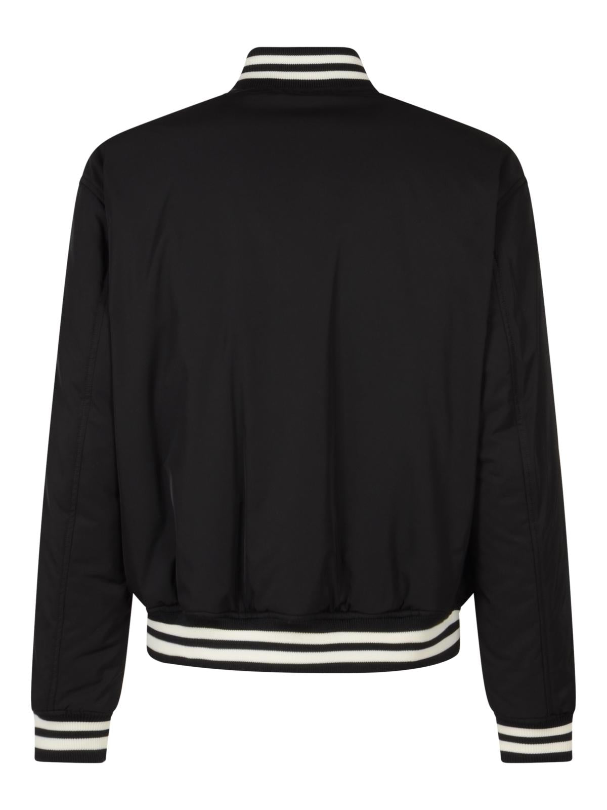 GUCCI Black Nylon Bomber Jacket for Men