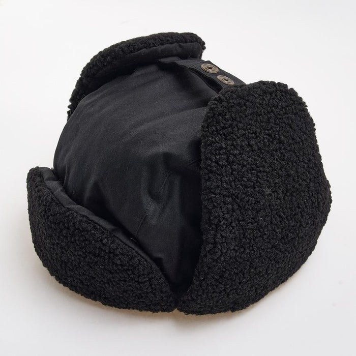 Barbour Mens Mollar Wax Trapper Hat MHA0710 BK31