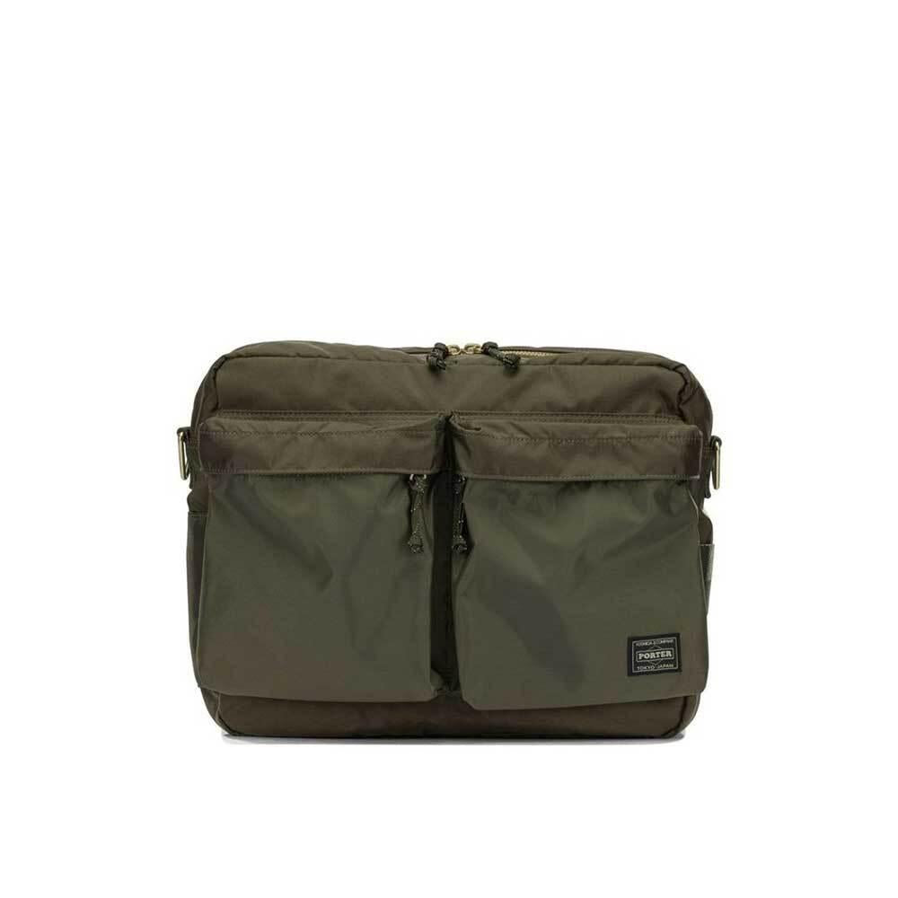 PORTER Force Shoulder Bag Crossbody Black Nylon Men's