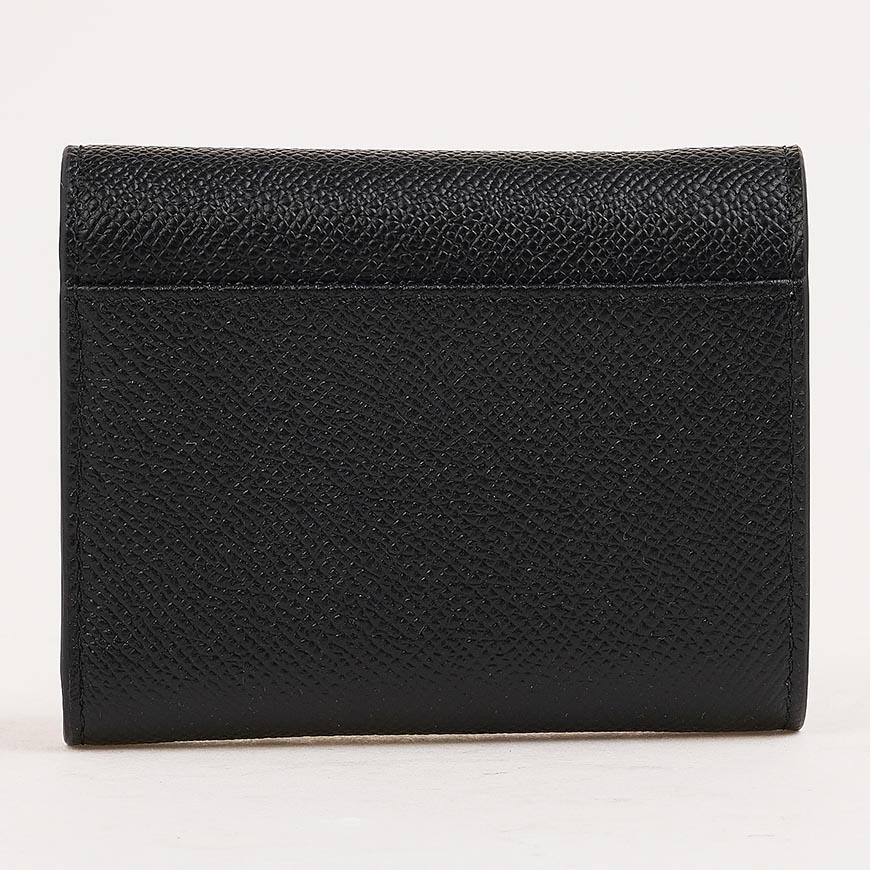 Maison Margiela Unisex Leather Four-Stitch Bifold Wallet Black