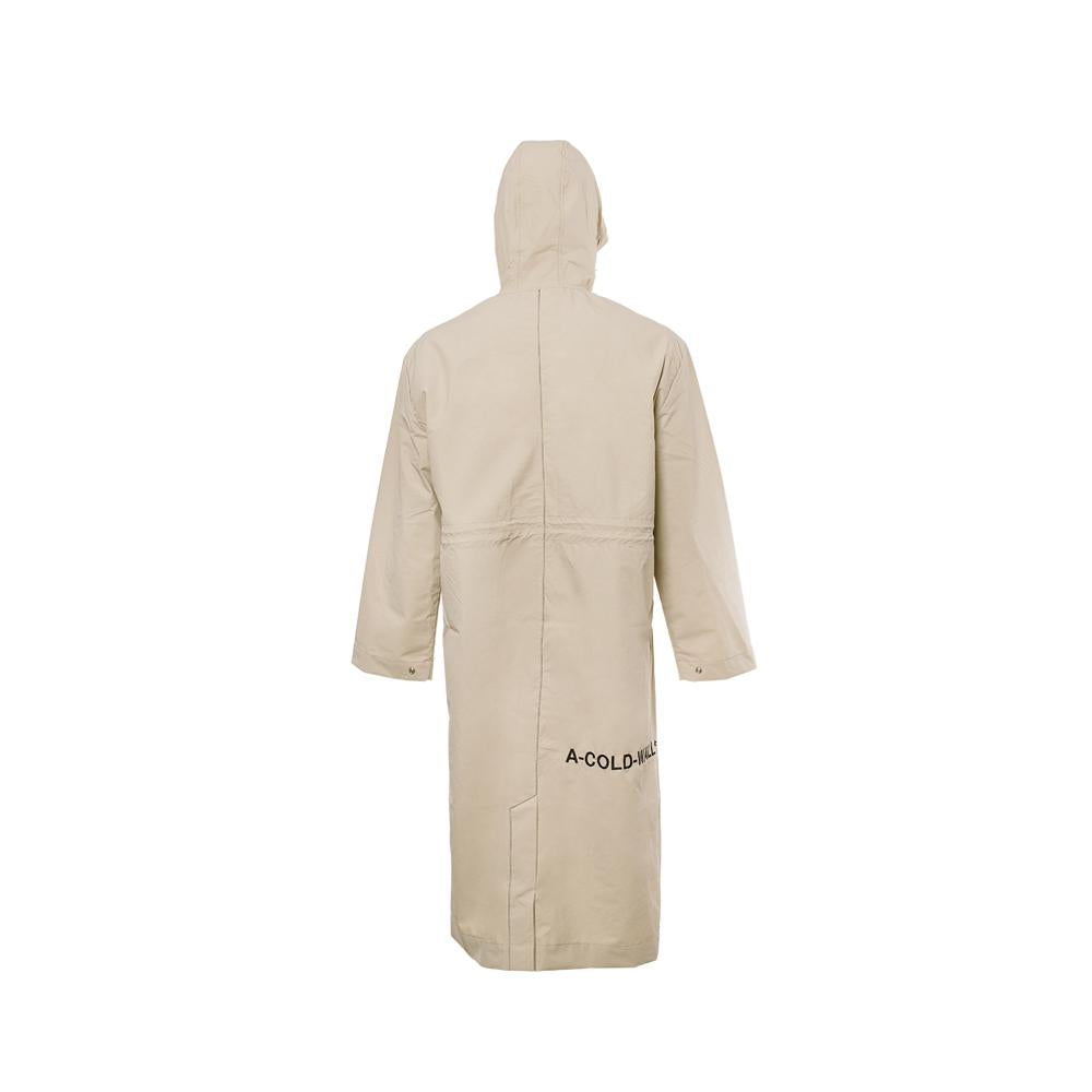 A-COLD-WALL Contrast Stitch Long Jacket Ivory