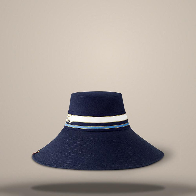 Louis Vuitton LV Stripe Hat Navy Blue Cap M7496