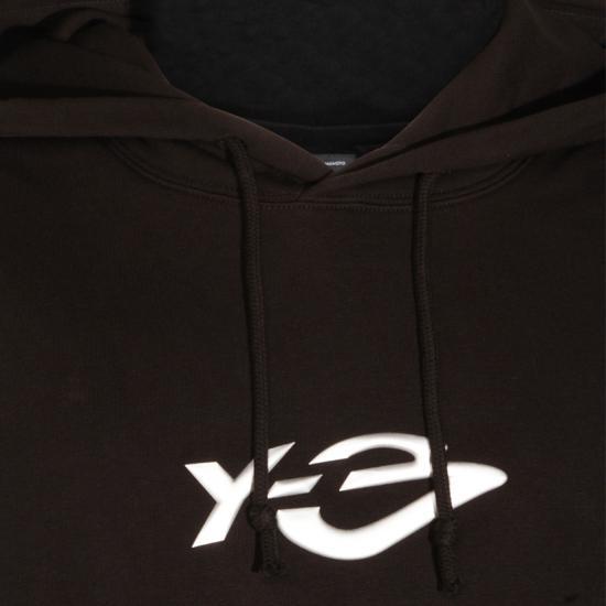 Y-3 Black Hooded Sweatshirt for Women