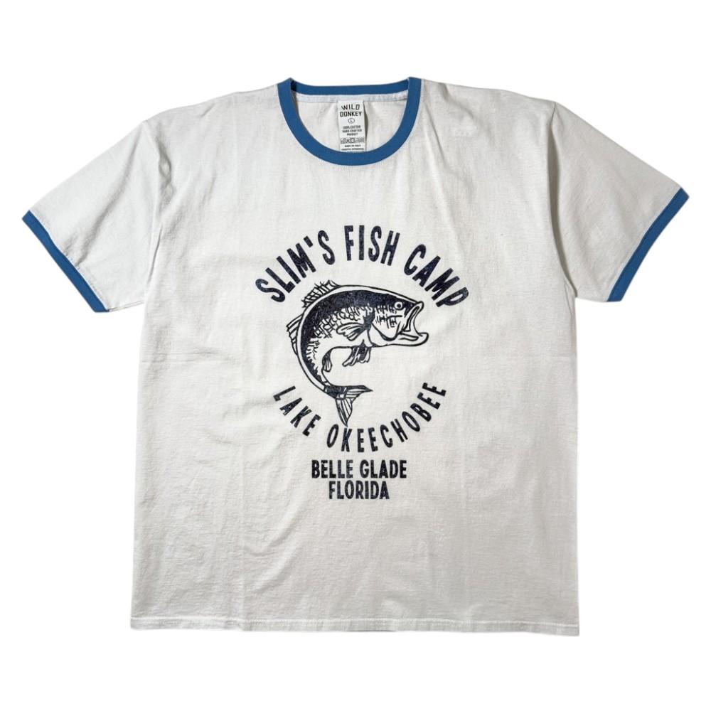 Wild Donkey Slims Fish Camp Graphic Short Sleeve T-Shirt Unisex