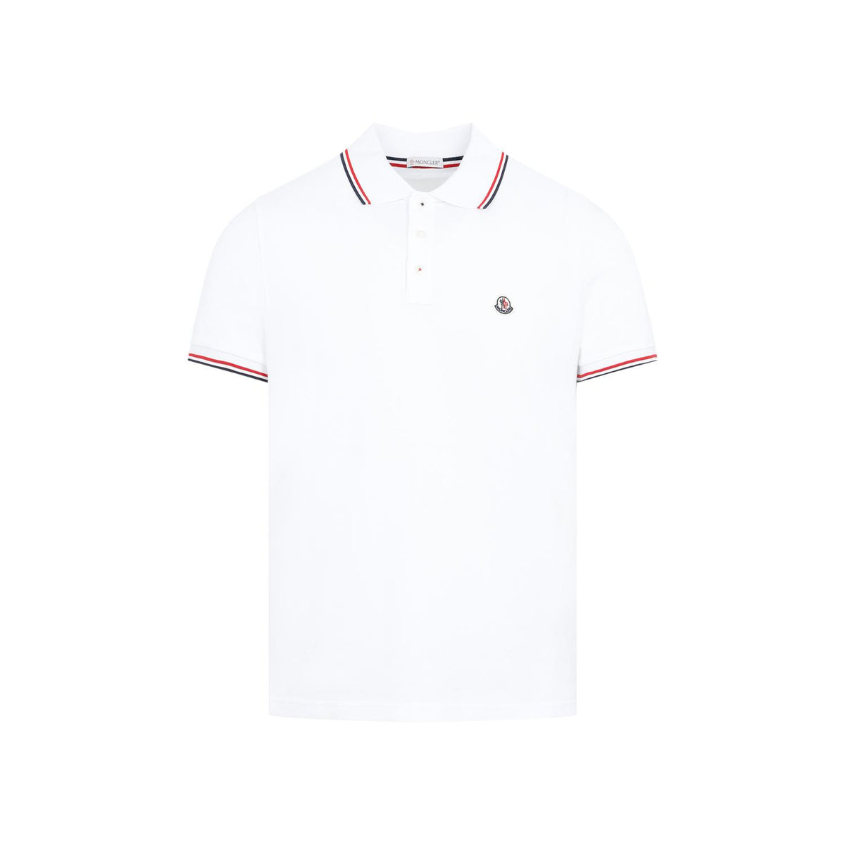 Moncler Short Sleeve Polo Shirt Men’s Cotton Black